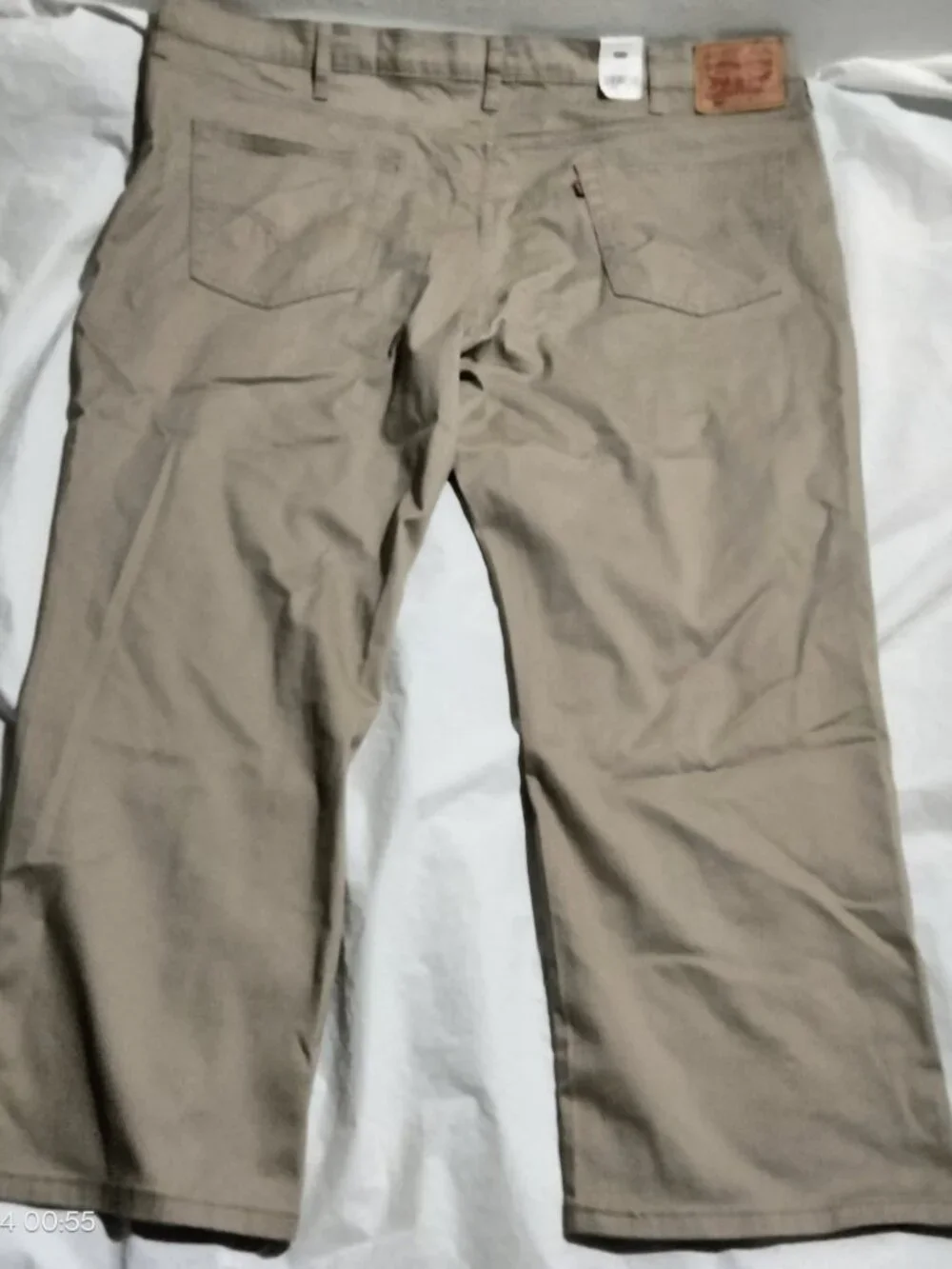 Levis 541 Athletic Fit Mens 48x29 Khaki Beige Stretch Chino Pants Big & Tall NWT